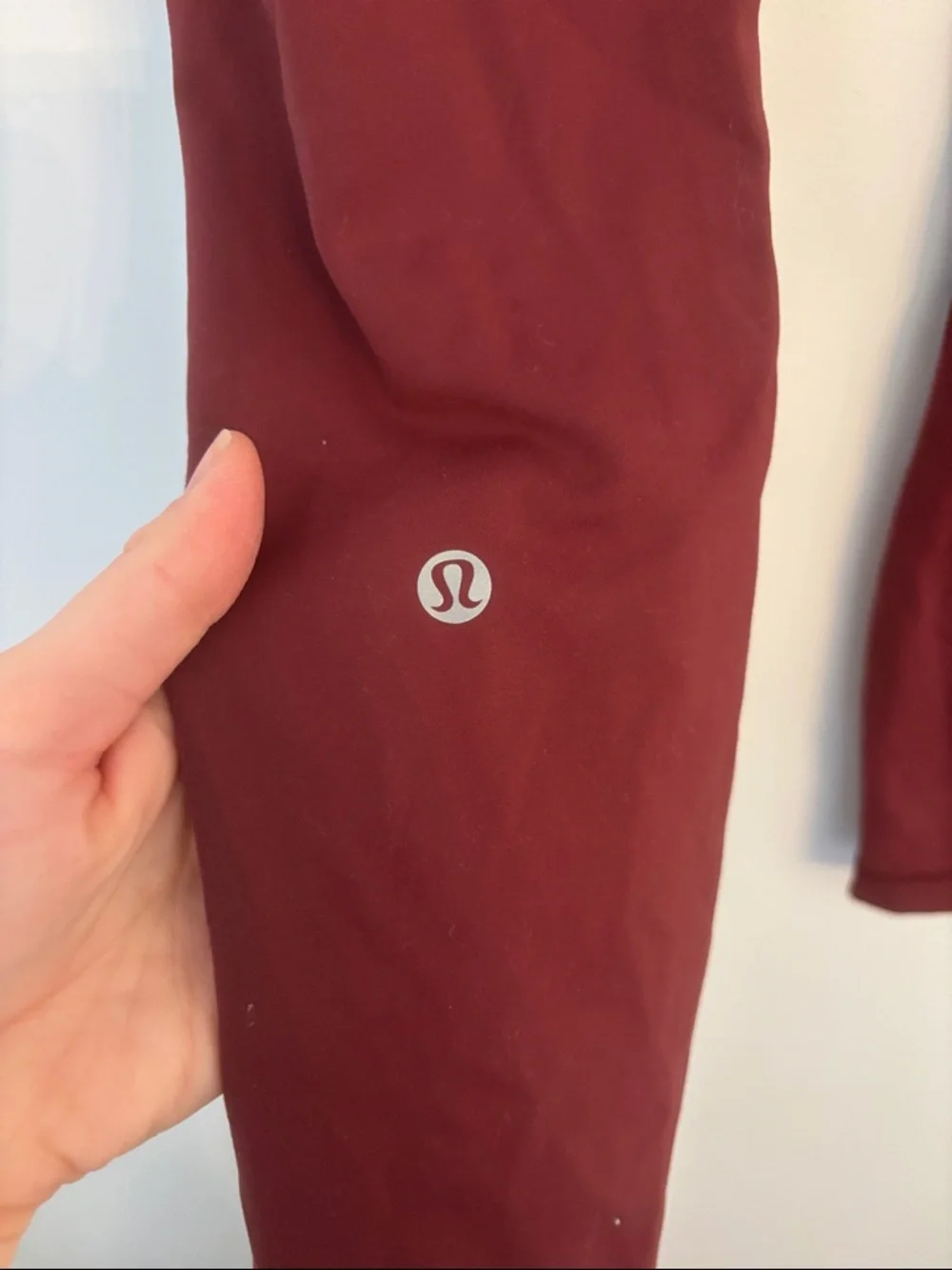 Lululemon Deep Red Wunder Train Legging 25in Size 6 - Picture 4 of 5